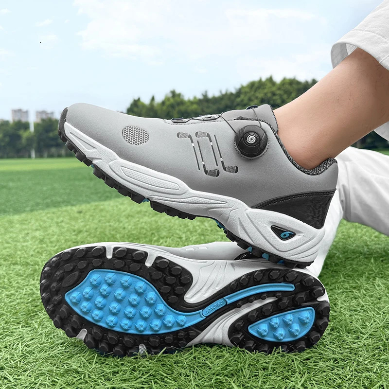 Mens Training Golf Shoes Waterproof Mens Golf Player Sports Shoes Lightweight Training Golf Player Shoes 250411