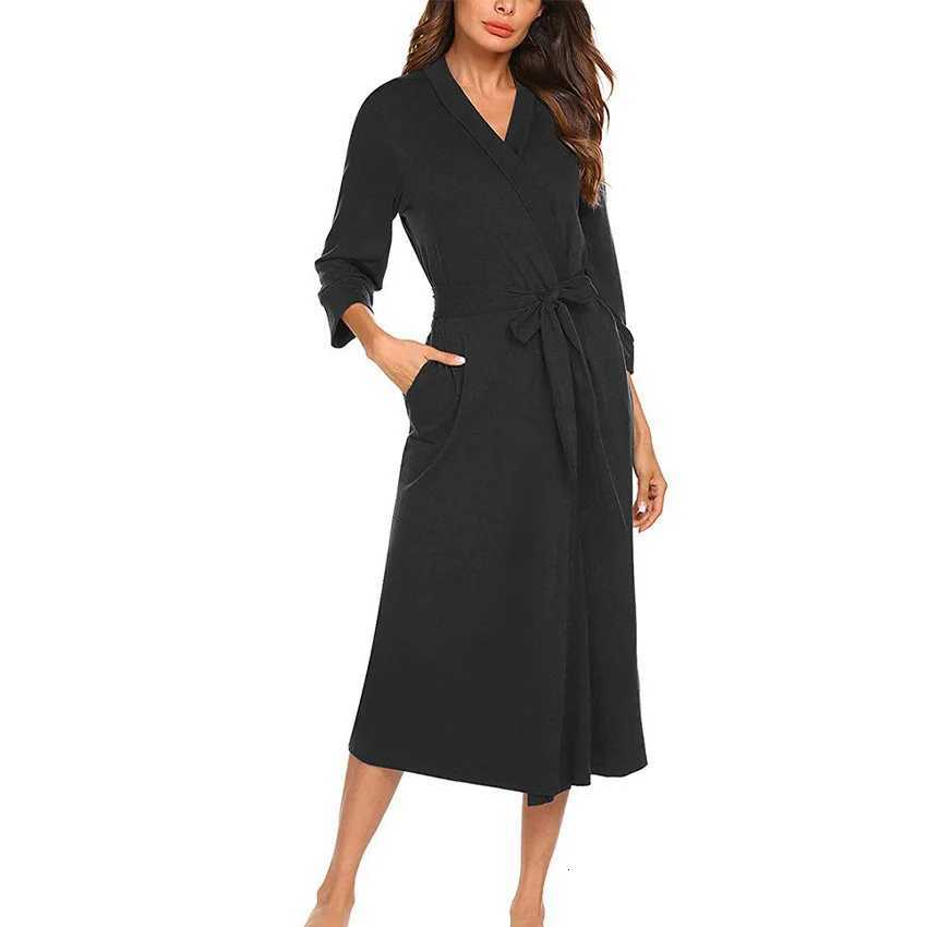 Large Size Cotton Bath Robe Womens Casual Spring Autumn Sleepwear Woman Home Wear Bathrobe Long Sleeve Cotton Shower Clothing C251115