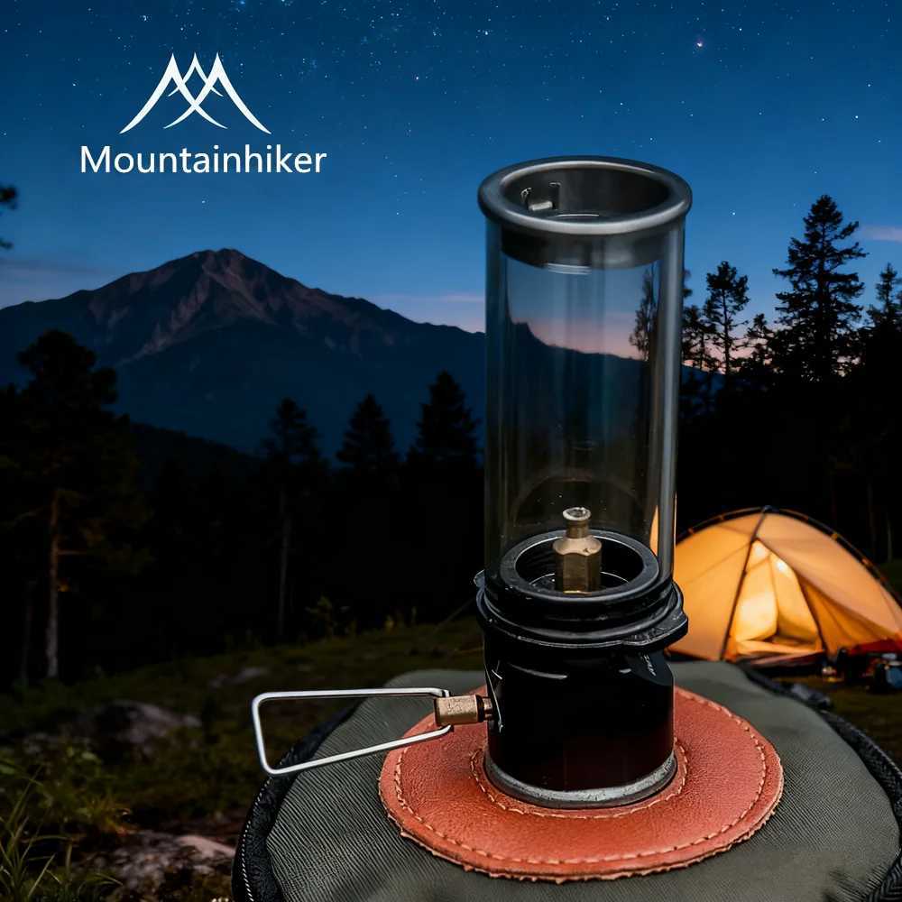 MOUNTAINHIKER Dreamlike Candlelight Lamp Tent Lighting Equipment Camping Lamp Windproof Gas Candle Lamp Outdoor Camping Lights M251115