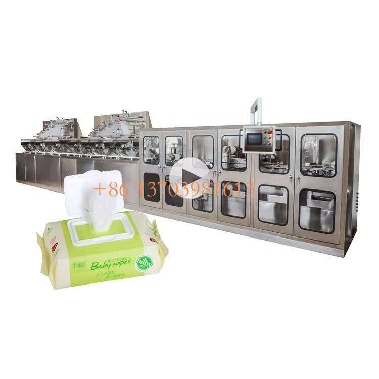 Precision Servo-Driven Wet Wipes Packaging Machine with Automated Cutting, Sealing, and Counting for Optimal Efficiency