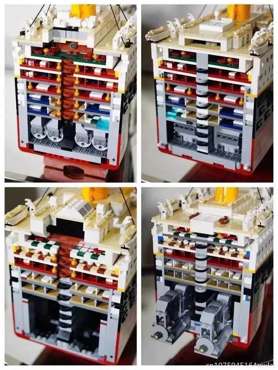Titanics 9090Pcs large cruise ship is compatible with 10294 building block toy gifts W250415