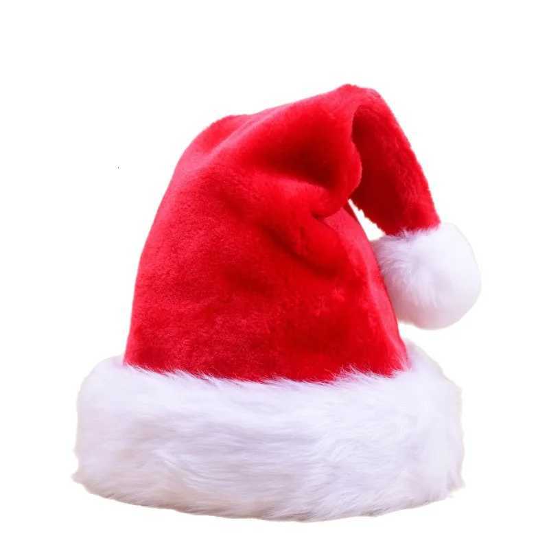 Plush Fau-Fur-like Christmas Tree Party Hat with White Poinsettia-like Pom-Pom - Soft for Car Tailgate Xmas Celebrations Y251115