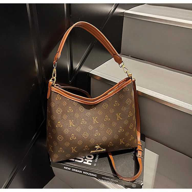 Designer Inspired Monogram Tote Bag for Women Chic Work Bag Spacious Shopper Tote with Long Strap Crossbody ShoulderW251115