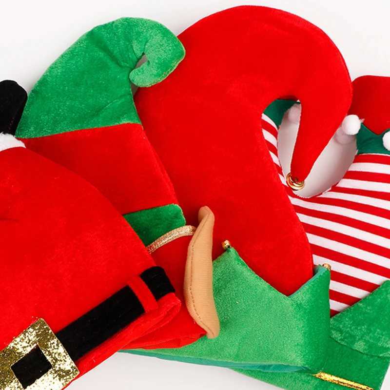 Christmas Hat Christmas Unique Santa Elf Pants Hat Colorful Christmas Elf Hat Red Christmas Elf Cap For Christmas Party Y251115