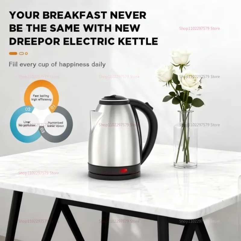 20L Electric Kettle Stainless Steel Portable Fast Boil Portable Large Capacity Water Practical Electric Kettle For Kitchen Y251114