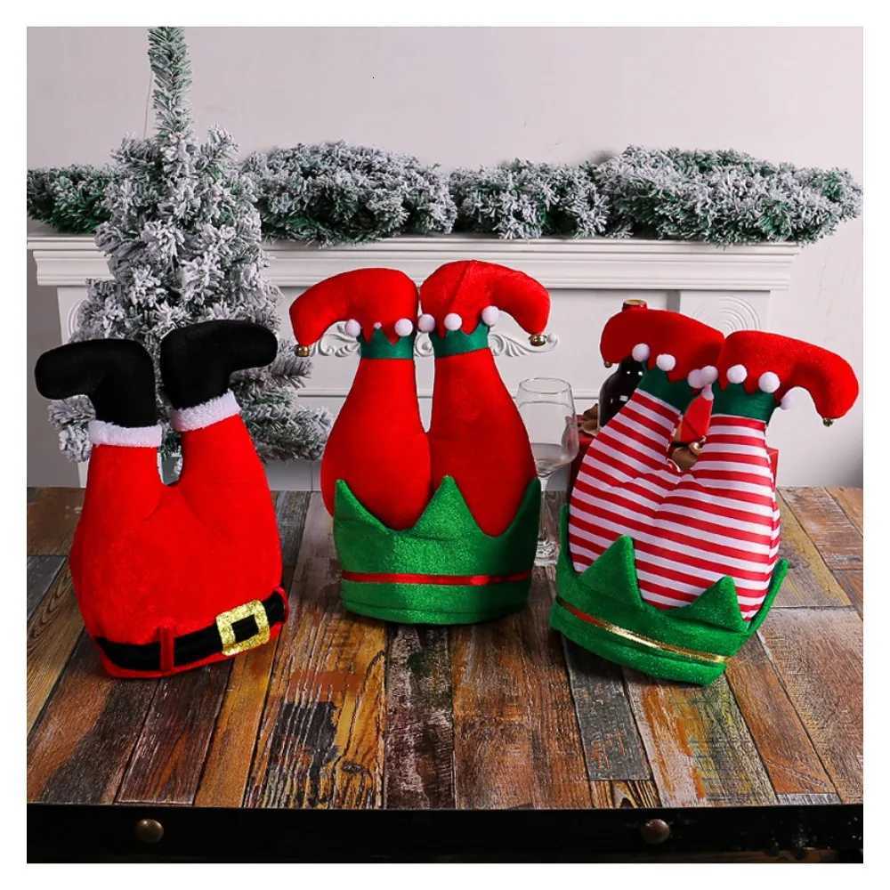 Festive Christmas Hat Gold Bright Color Elf Clown and Pants Headwear Party Gifts Perfect Christmas Decoration Party Supplies Y251115