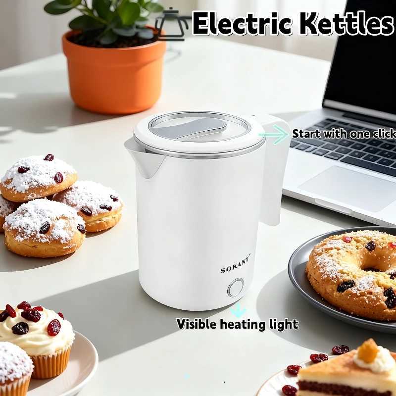 05L Electric Kettle Stainless Steel Portable Water Boiler Fast Boil Smart Kettle for Home Kitchen Hotel Office Use water kettle Y251114