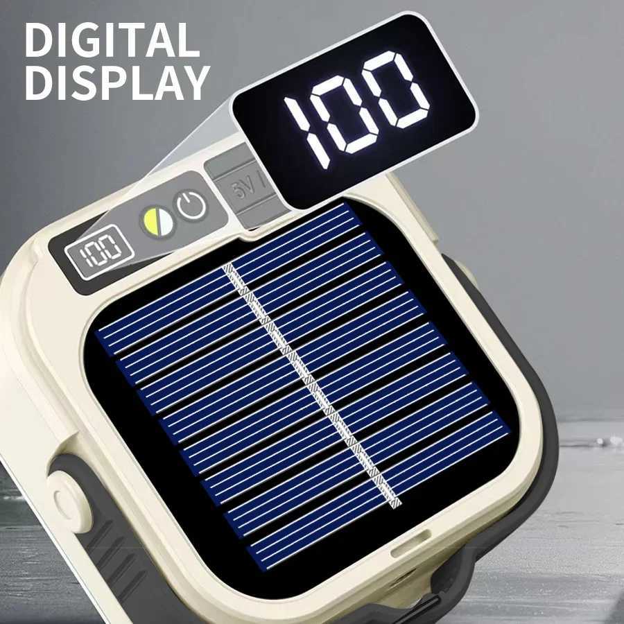 COB Floodlight Outdoor Tent LightBuilt-in 1200Mah Portable Camping LanternWaterproof Outdoor Camping Work Emergency Lighting M251115