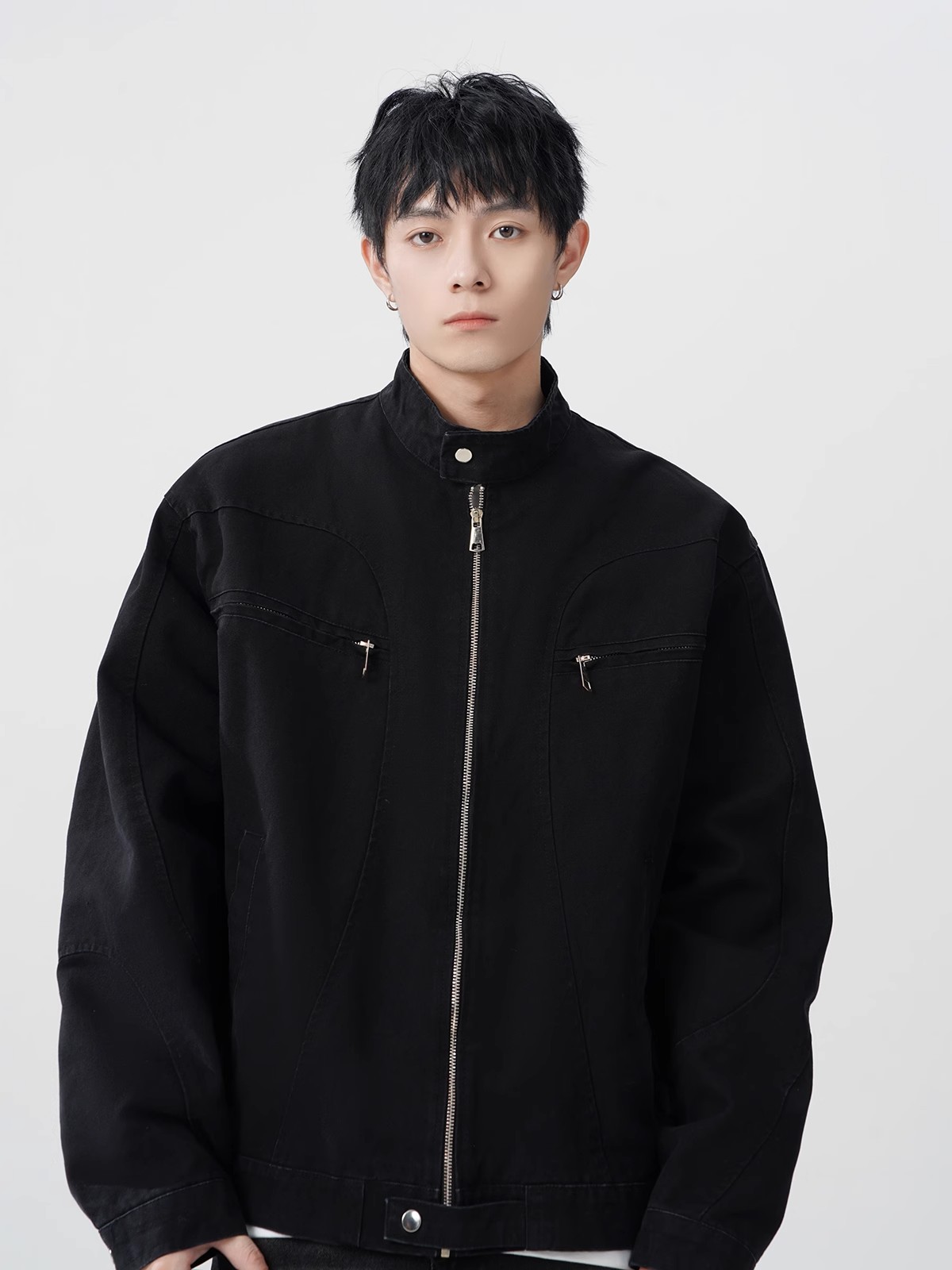 C11157 Sweatshirts for men spring 2025 new styles for inner wear loose heavyweight