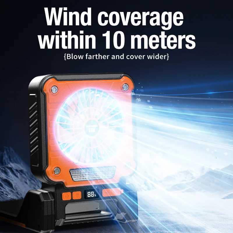 Outdoor camping fan portable USB tent lighting LED multifunctional camping solar electric fan M251115