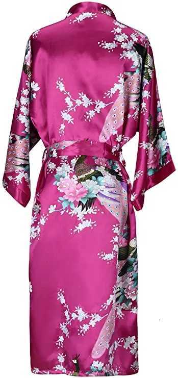 Silk Satin Wedding Bride Bridesmaid Robe Floral Bathrobe Short Kimono Robe Night Robe Bath Robe Fashion Dressing Gown For Women C251115