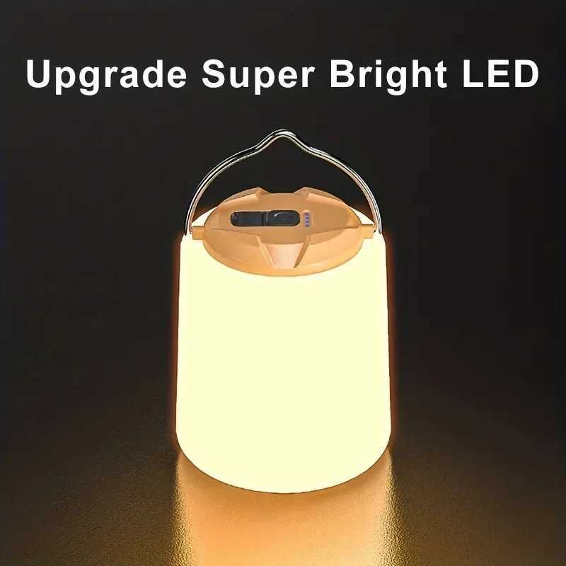 Mini Rechargeable LED Camping Lantern with Hook canopy lighting super bright Soft Light Night Emergency Portable lighting tent M251115