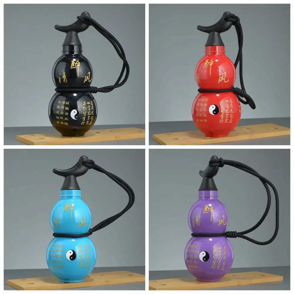Gourd Shaped Outdoor Water Bottle Wu Kong Large Capacity Poratble Water Cup Chinese Style Portable Gourd Drink BottleW251114