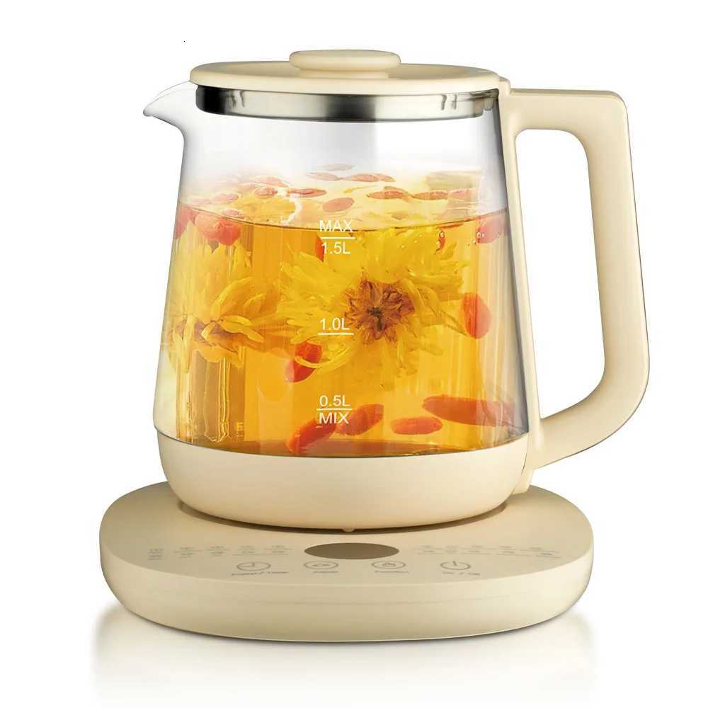 Health Preserving Pot 15L Electric Glass Kettle Kitchen Appliances Smart Kettle Automatic Multifunctional Tea Coffee Y251114