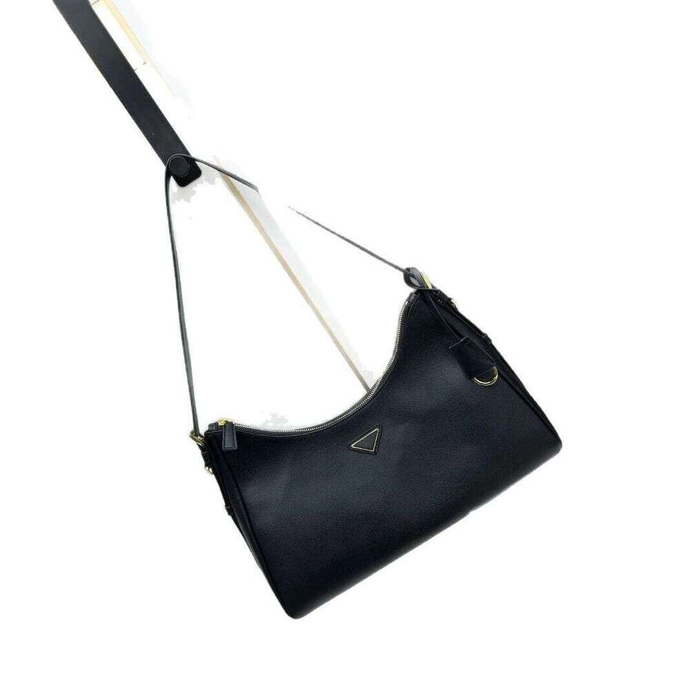 New P Home Crescent Leather Hobo Vintage Aimee Underarm Large Capacity Handheld Single Shoulder Diagonal Cross Women's Bag