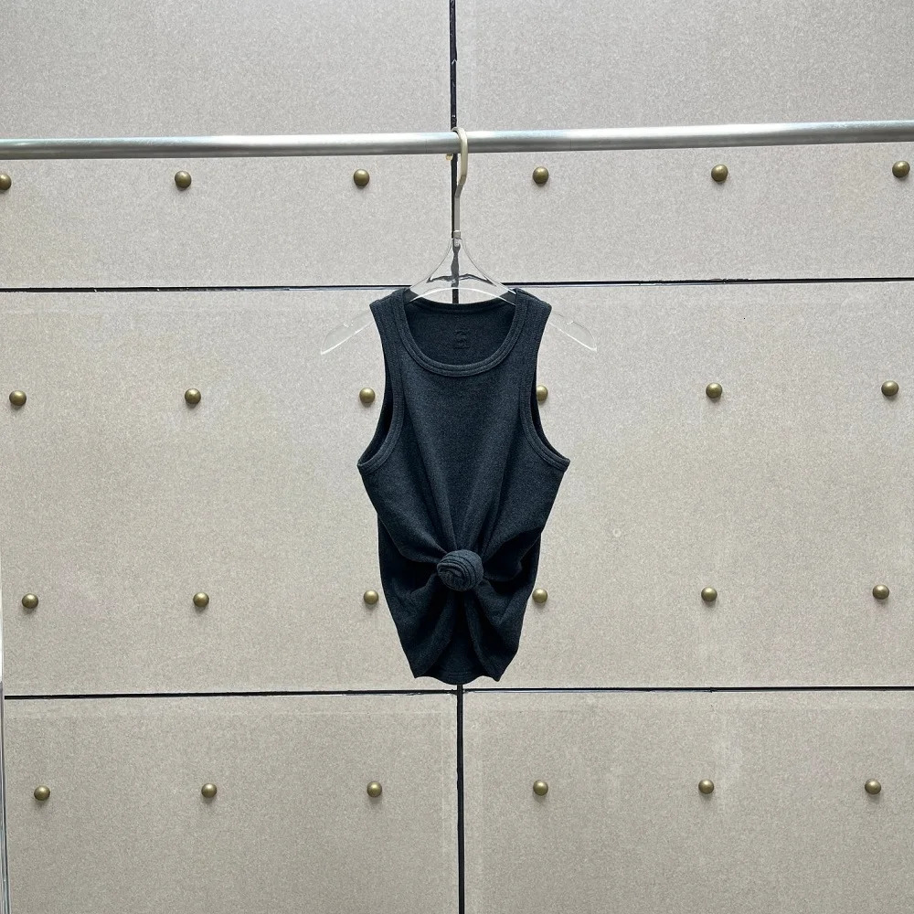 traf 2025 women tank tops pure cotton stretch corset sexy ladies summer t-shirt vest y2k clothes high quality pullover bra 250415