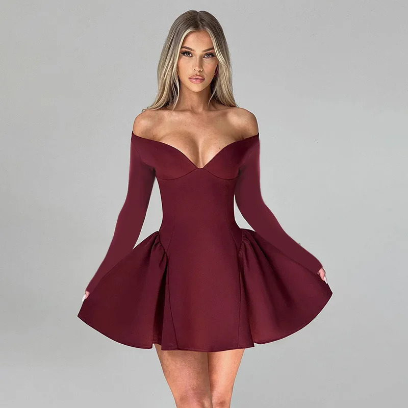 Sexy backless dress for women elegant solid color slim fit sleeveless V-neck high waisted party dress Y2K streetwear 250415