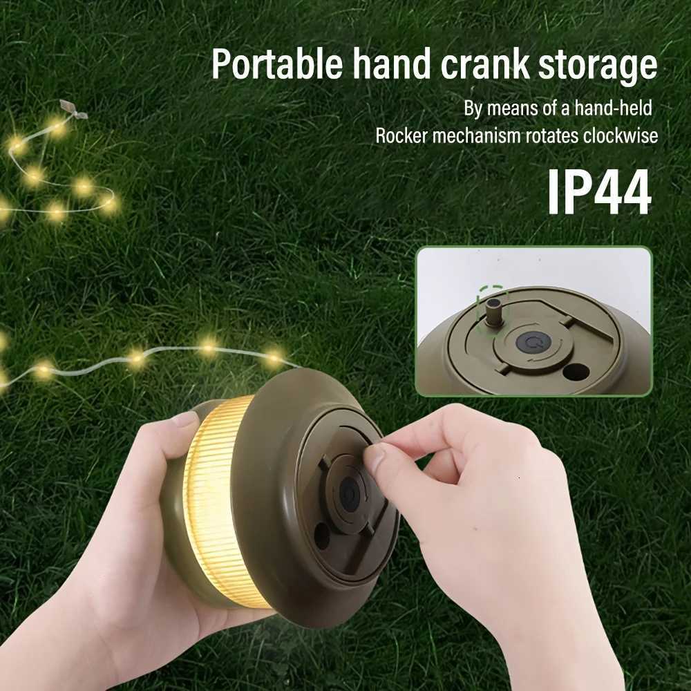 LED Camping Portable Electric Light USB Rechargeable Portable Camping Light Warm White Lighting Five Dimming Modes M251115