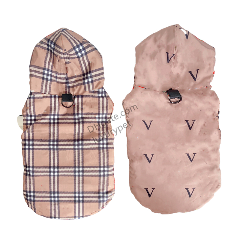Designer Dog Clothing Dog Winter Coats with Classic Letter Printed Vest, Waterproof Warm Dog Snow Jacket Windproof, Pet Dogs Cold Winter Coat for Dogs Girl Boy XL A190