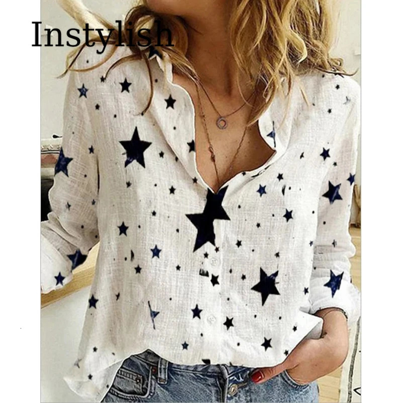 Elegant Cotton Linen Shirts Women Casual Solid Button Lapel Blouses Shirts Autumn Winter Long Sleeve Loose Tops Tunic Blusas 250415