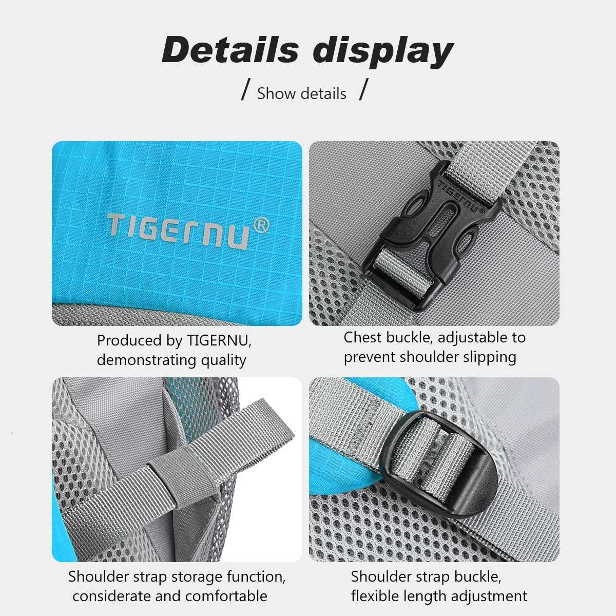 Tigernu Climbing Backpacks Men Outdoor Bag Waterproof Travel Backpack Women Light Sport Backpack Bag For Men Hiking Bag RucksackW251114