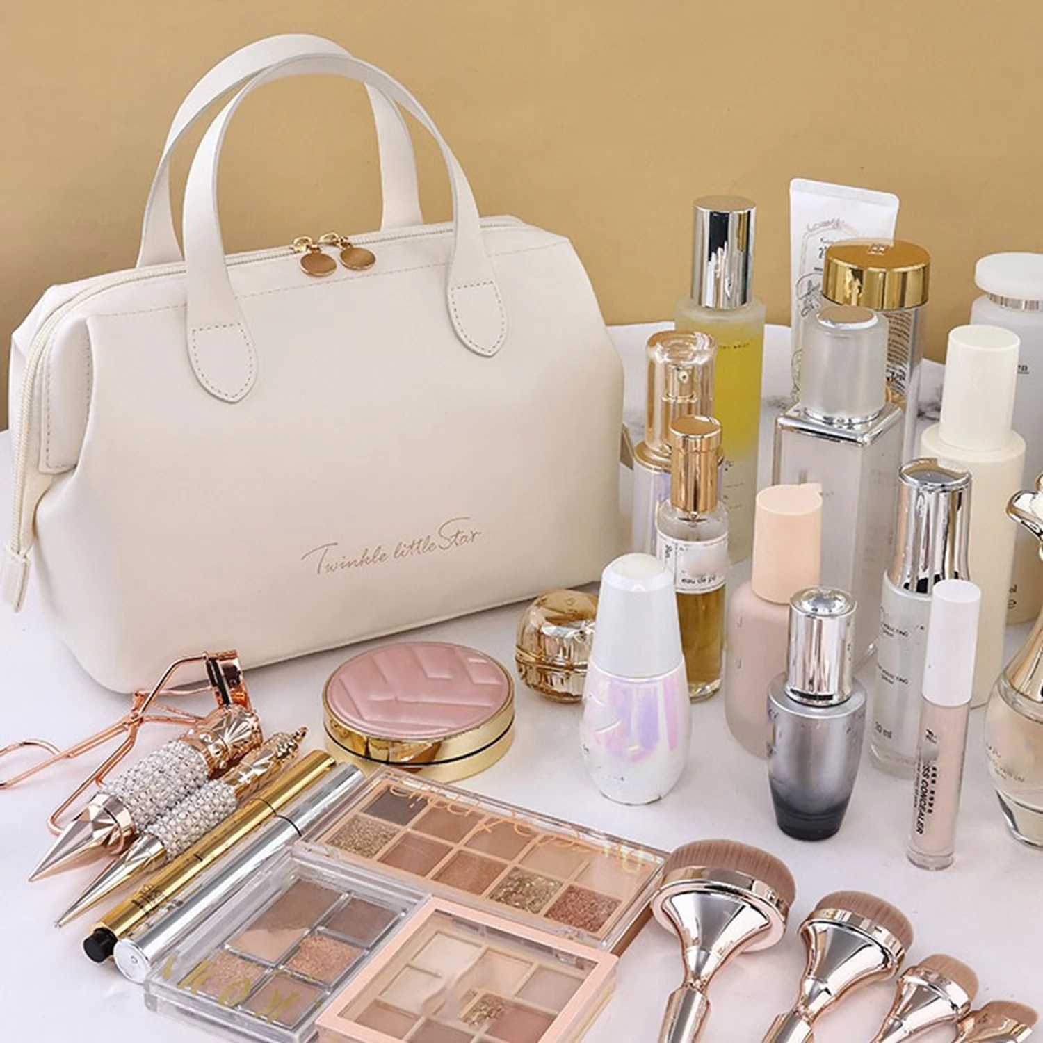 1 piece/2 piece cosmetic storage bag large capacity travel toilet bag cosmetic bagXJ250415