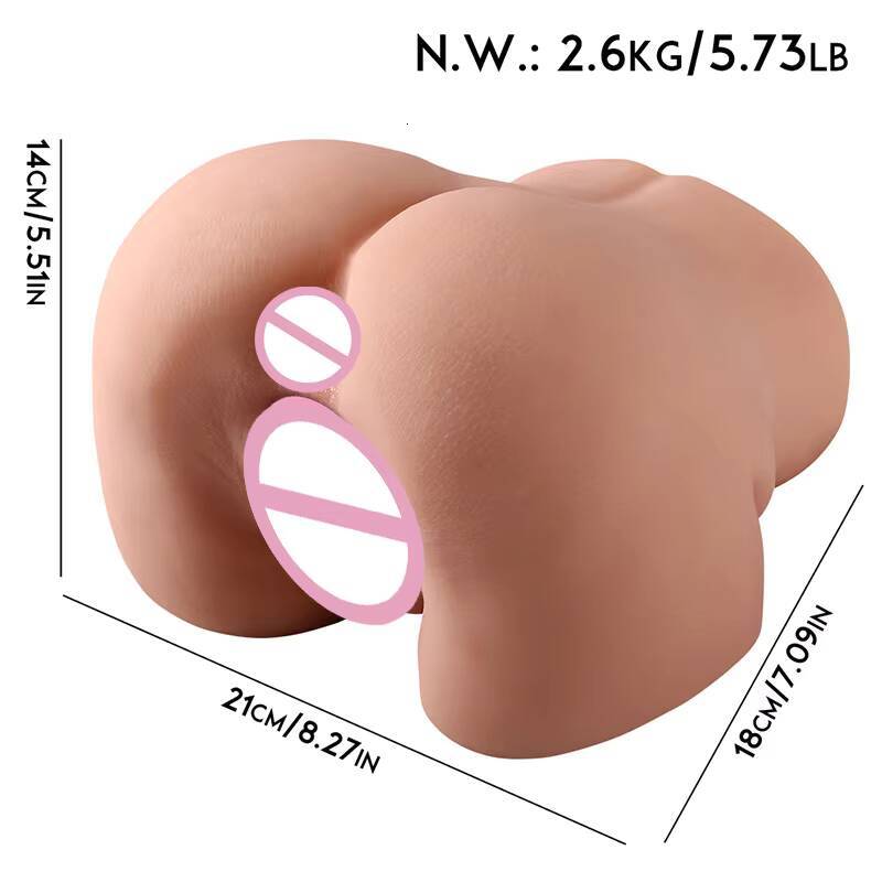 2026 Sexy Body Hot Selling Half Torso Big Ass Anal Masturbation Toys for Men