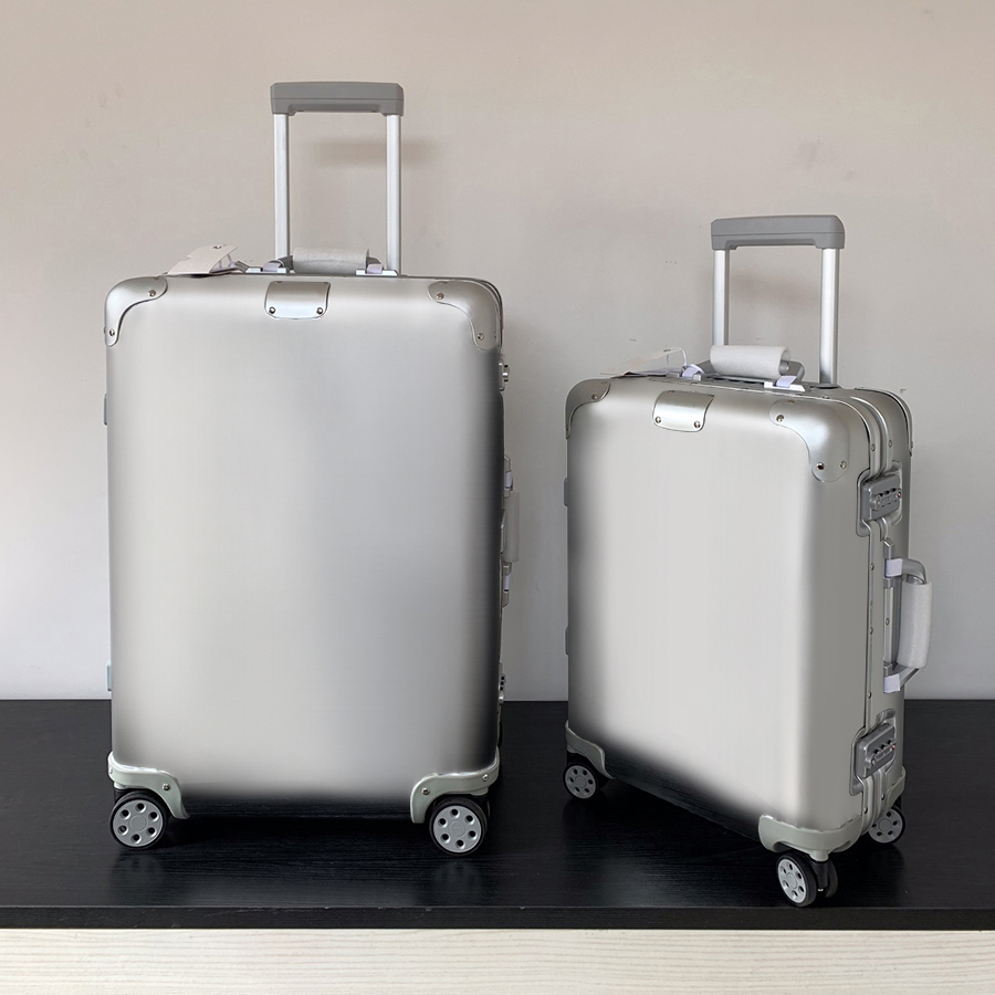 Carry On Suitcase Designer Suitcase Luggage Aluminium Alloy Luxury Boxes Trolley Case Travel Bag Cabin Password Suitcases Boarding Case