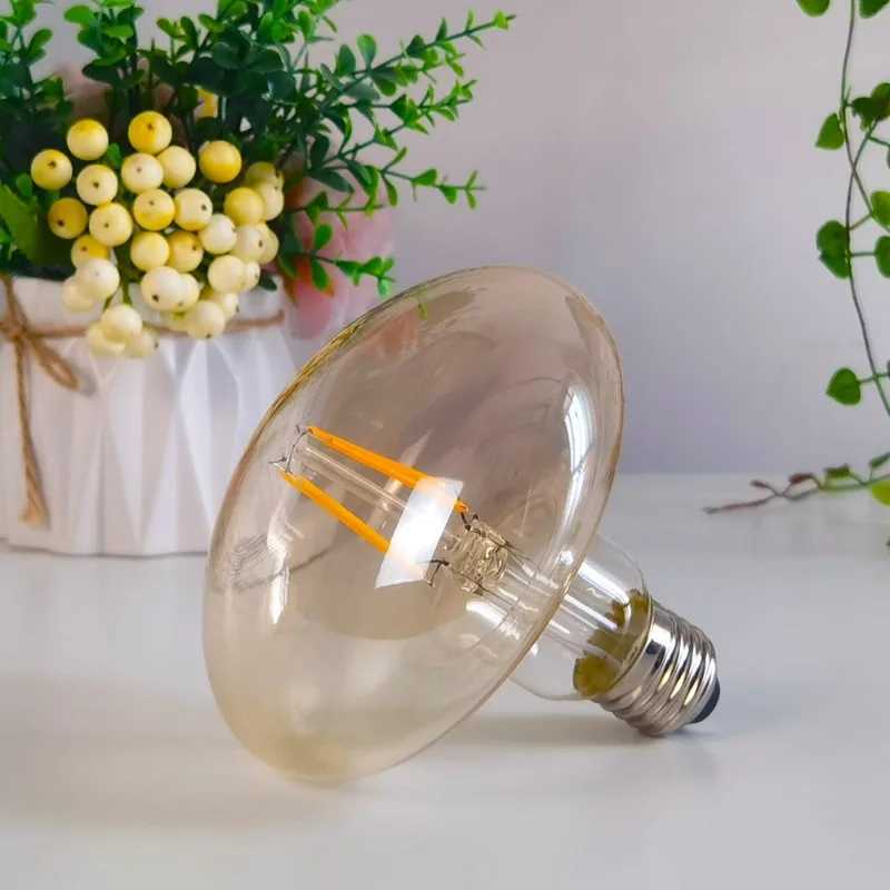 LED Filament Edison Bulb E27 110-220V 4W Shaped Lights Mushroom Retro Ampoule Vintage Incandescent Bulb Lamp Filament Light Bulb C251115