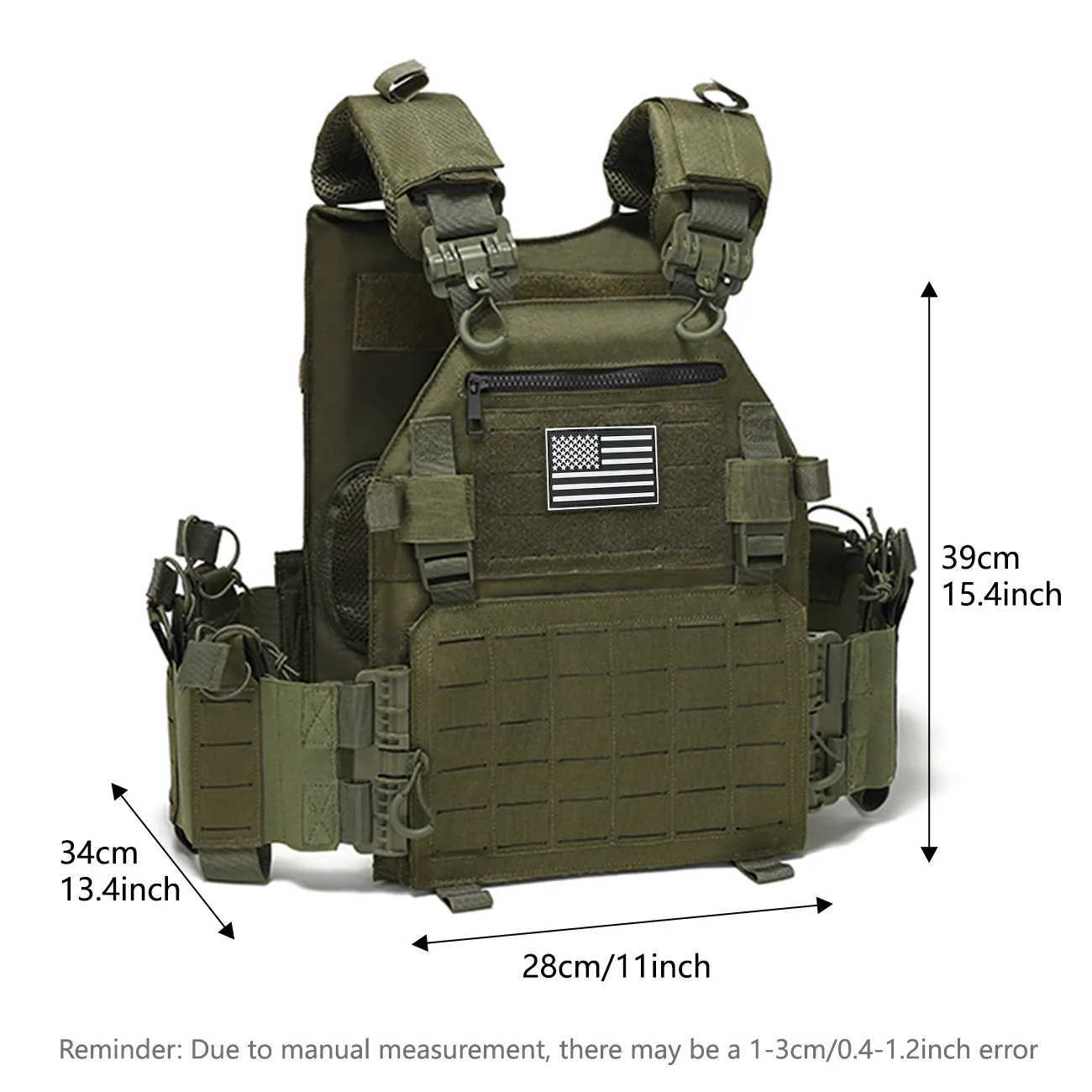 Quick Release Hunting Vest with Chest Zipper Anti-Theft Bag MOLLE Modular Expansion Breathable Elastic Vest XJ251114