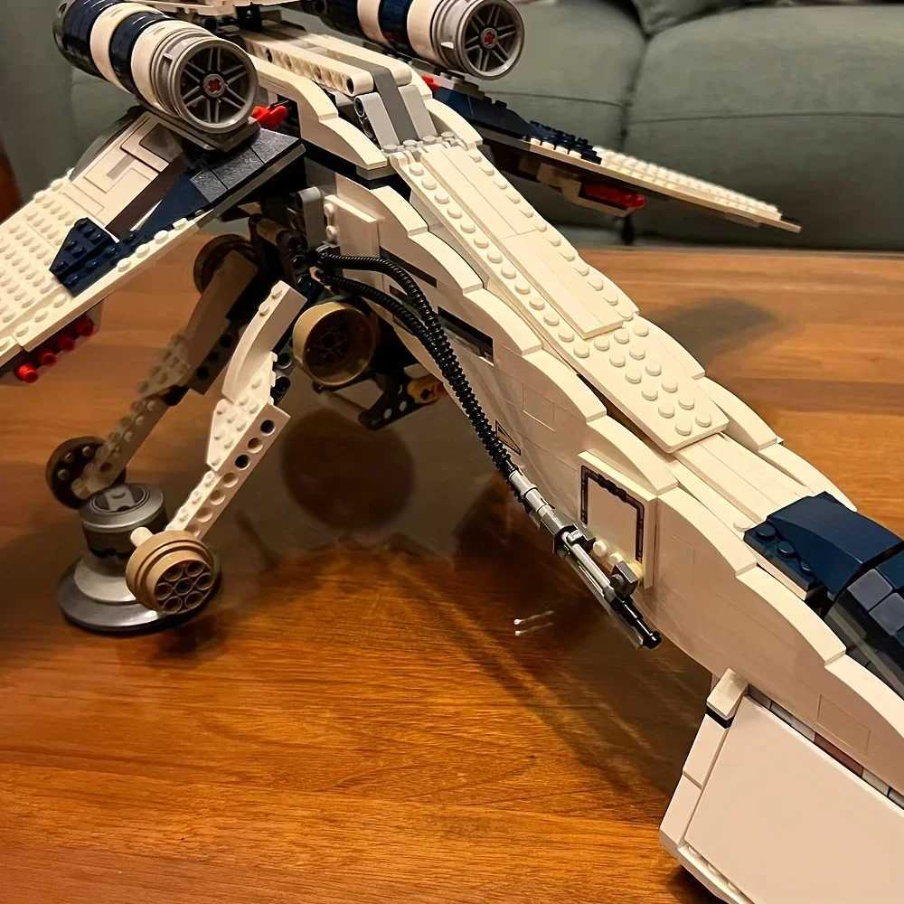 Technical Republic Dropship moc building block AT-OT model Modularize Design Star Educational Toy Gift 1758pcs 05053 10195 W250605