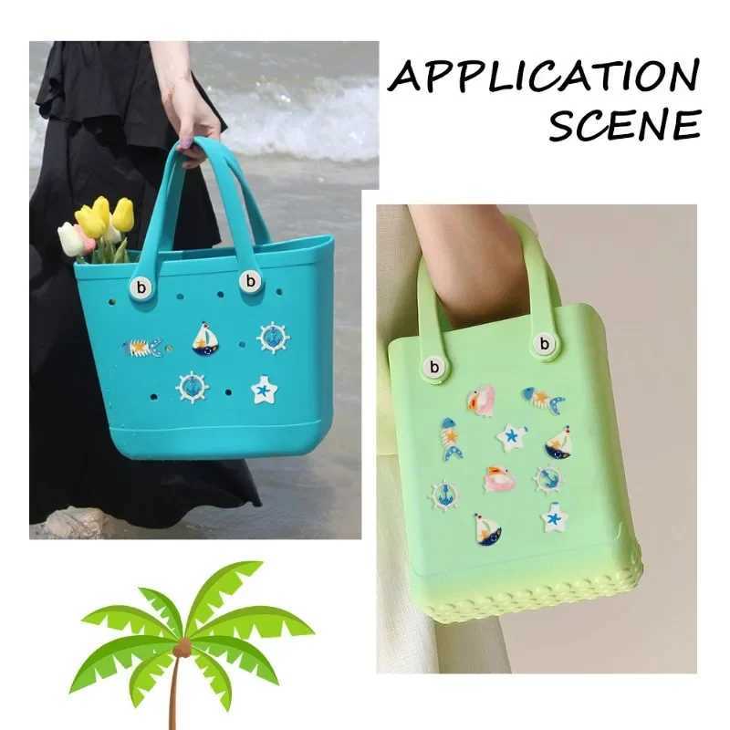 Replace Borg bag button accessories EVA rubber beach storage basket plastic standard button jelly Borg bag accessories W250415