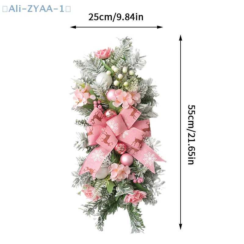 ZYAA-1Christmas Staircase Decoration Wreath Party Gift Christmas Home Furnishing Decoration Prop Evening Party Dress Up PropM251115