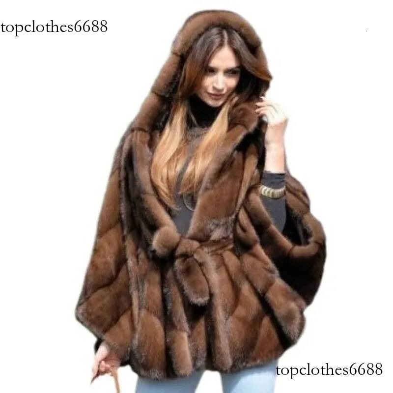 Women's Mink Coat Outerwear Fashion Autumn Winter New Faux Fur Warmth Luxury Jacket Jackets for Women
