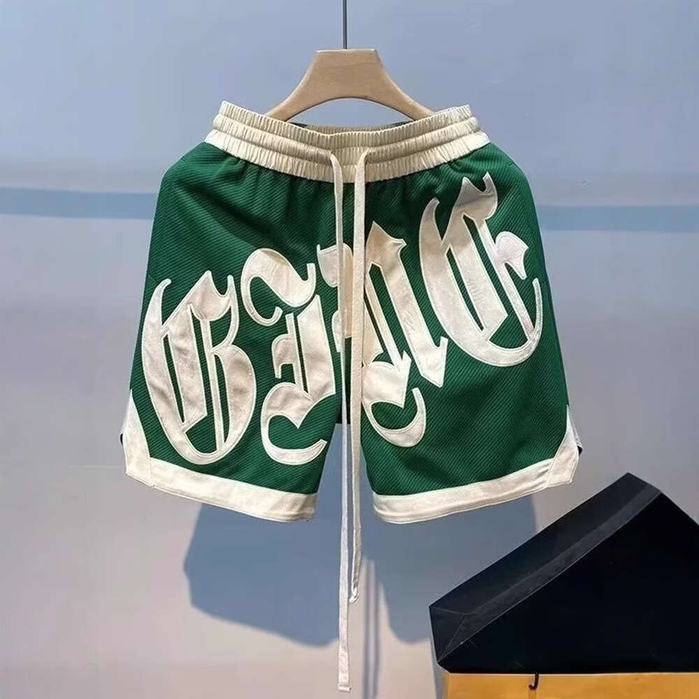 2025 Classic Ins Casual Rascal Handsome Letter Versatile Loose Trendy Men's Summer Hip Hop Sports Pentagram Pants