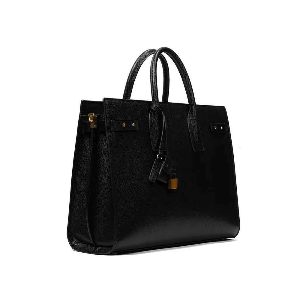Handmade Mens Business Work Briefcase Handbag Cowhide Genuine Leather Totes Satchels Office Strap Shoulder Bag Crossbody Bags