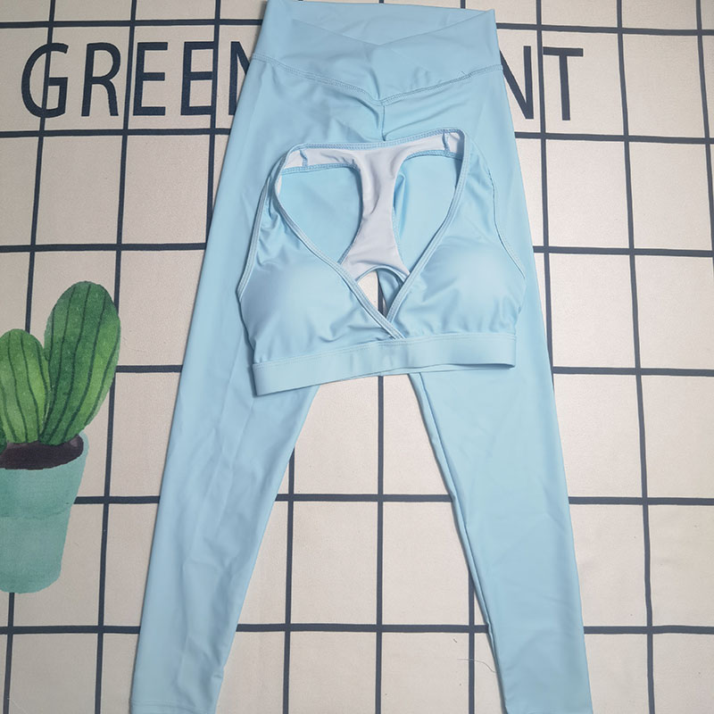 Womens Yoga Set Bra… - image