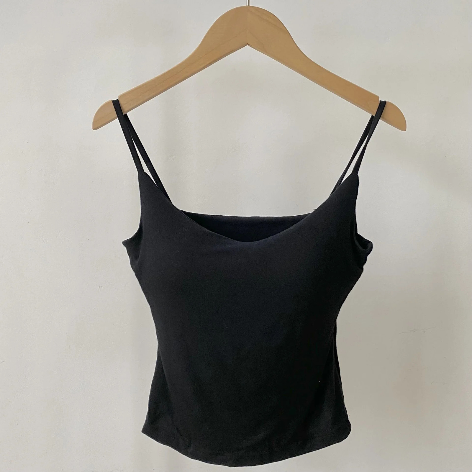 Cotton Comfort Soft With Chef Pad Camisole 2025 Summer Womens Basic Casual Camis Solid Sexy Italian Strap Vest Y2k Tube Top 250407