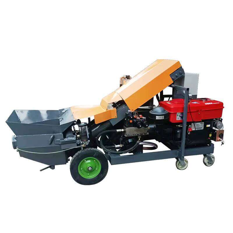 Construction Trailer Concrete Concrete Small Pump Portable Concretes with Mixer and Pump Manufacturers