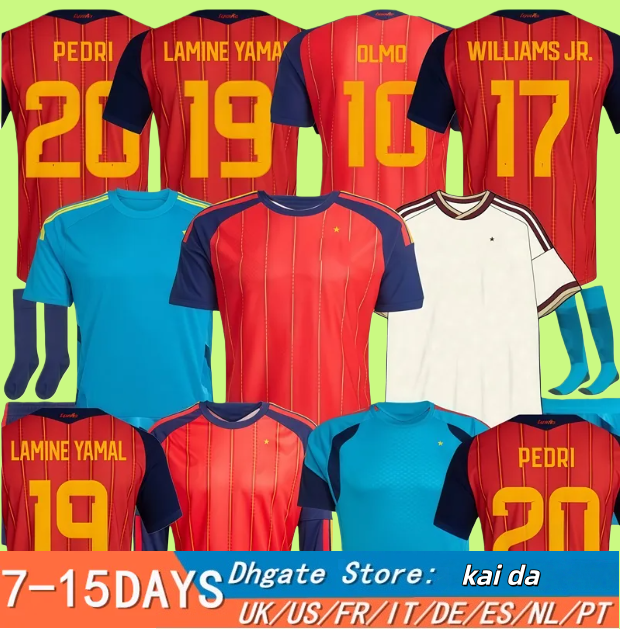 2026 2027 World Cup SPAIN Soccer Jerseys PEDRI GAVI LAMINE YAMAL MORATA Carvajal OLMO FERRAN RODRIGO Jersey SPANISH Men Kids Kit