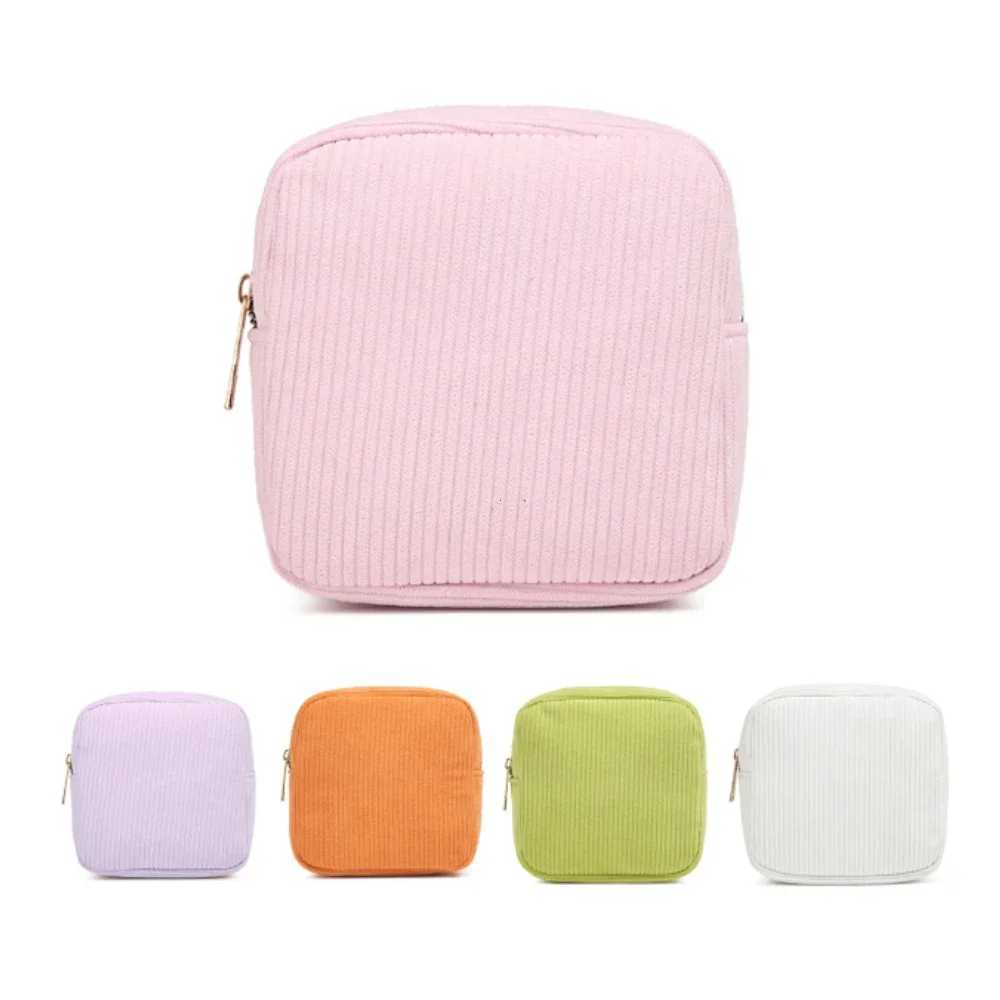 Ins fi Plush Mini Cosmetics Storage Bag for Women Portable Makeup Lipstick Sanitary Napkins Travel Organizers Small BagXJ250415