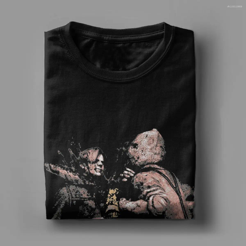 Men's T Shirts Cool Residents Evils The Chainsaw T-Shirts For Men Round Neck Pure Cotton Shirt Short Sleeve Tee Summer Clothes