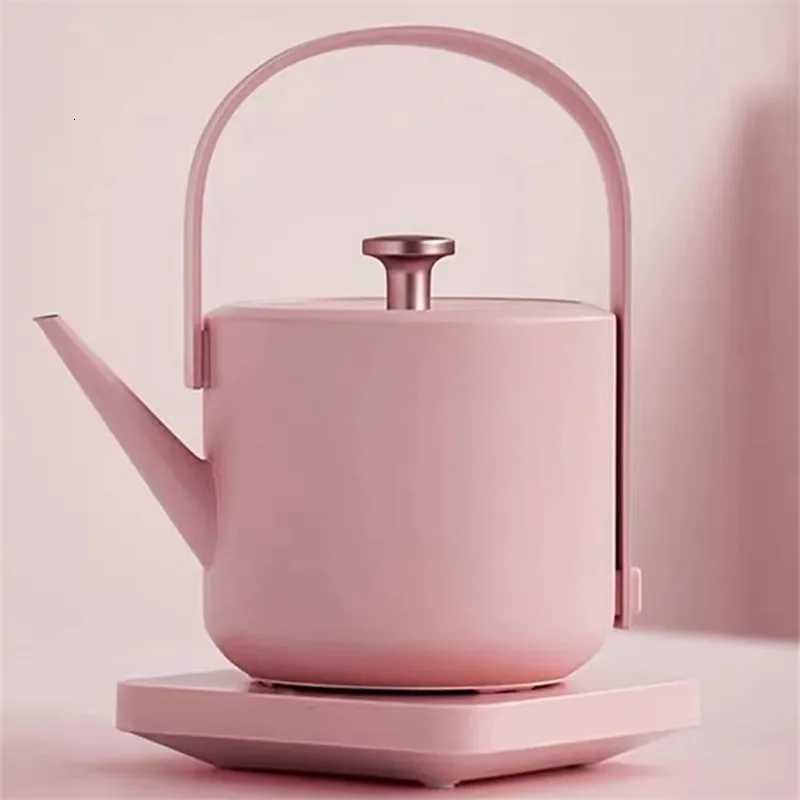 220V Retro Style Electric Kettle 600ML Stainless Steel Water Boiler 1200W Thermostat Teapot Fast Boiling Y251114