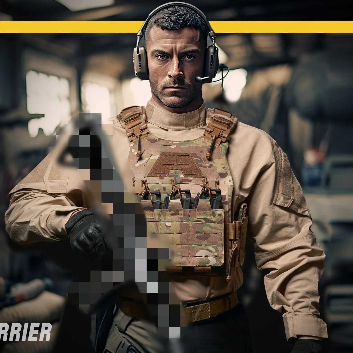 3D Breathable Lightweight Modular Tactical Vest Airsoft Quick Release Vest Adjustable Tactical Gear for Training XJ250730XJ251114