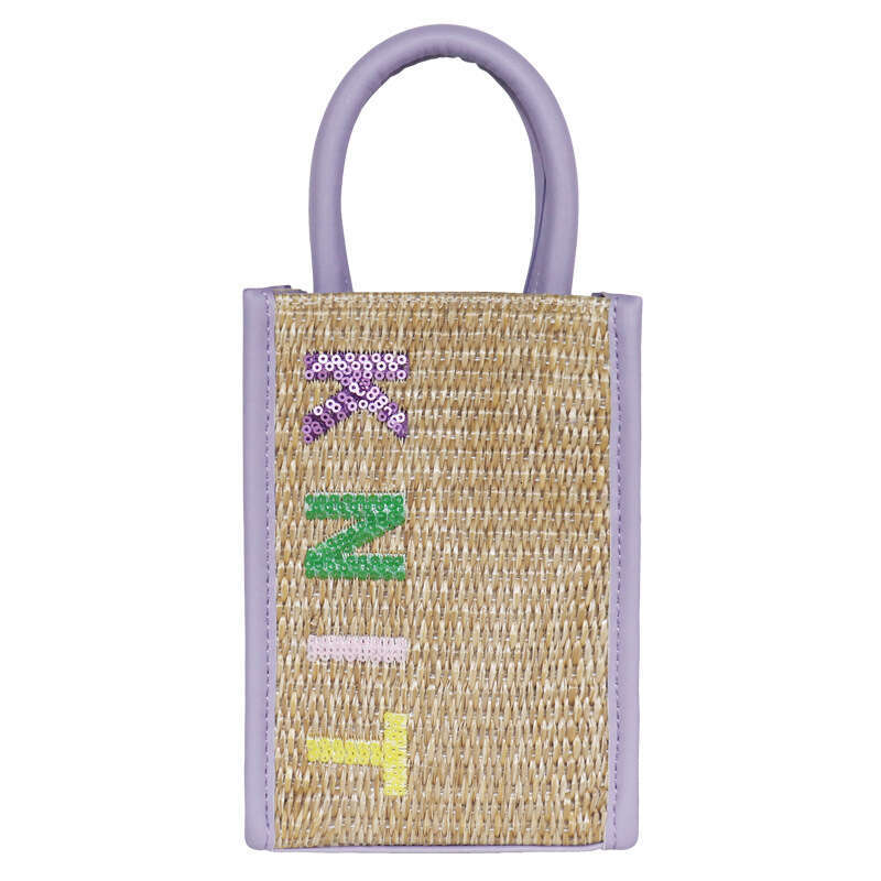 Handmade Beach Bag Single Shoulder Mat Cotton Thread Lafite Rattan French Handmade Grass Woven Bag, Beach Bag For Women Kq2