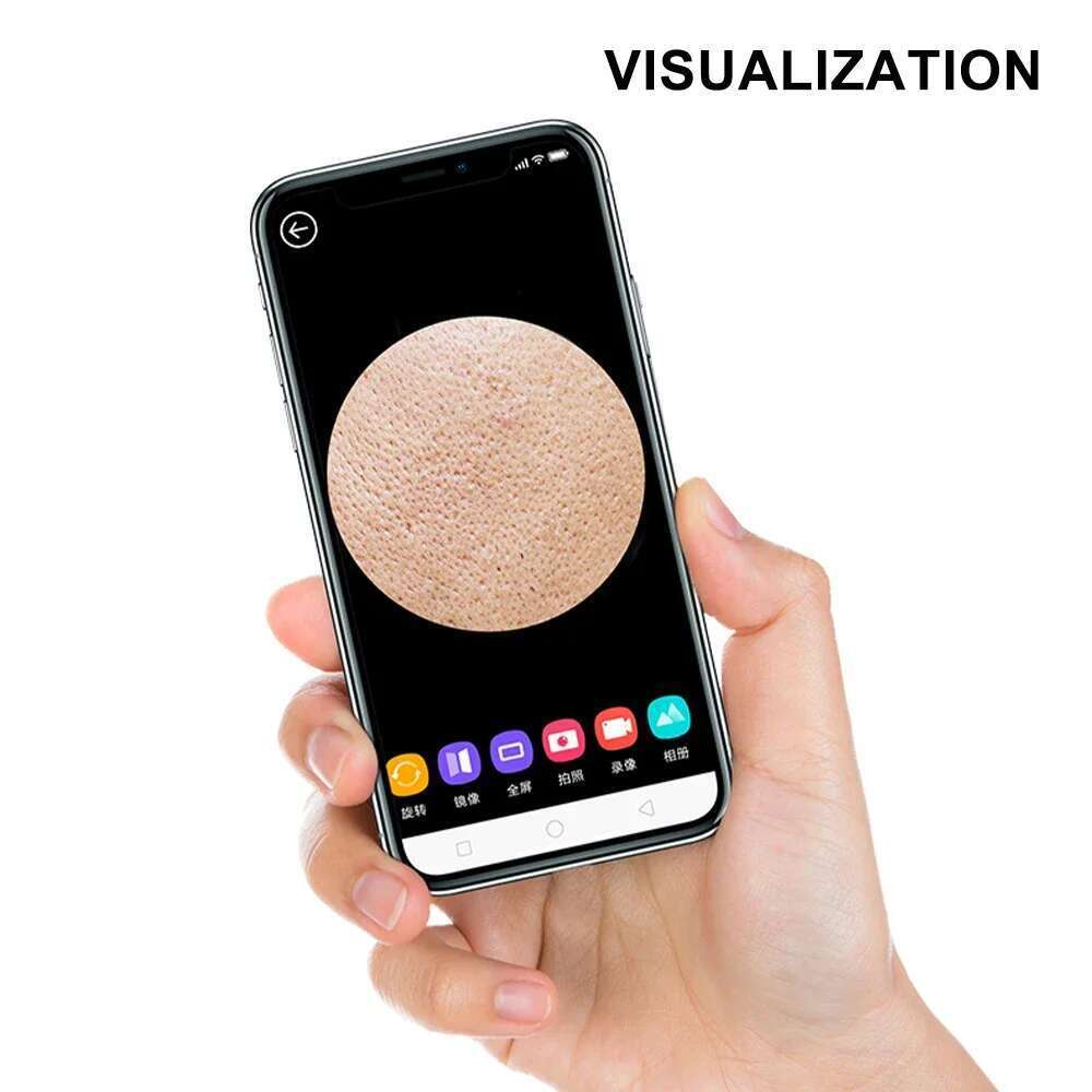 Visual Pore Cleanser Blackheads And Acne Remover Heated Face Extractor Electric Blackhead Sucker