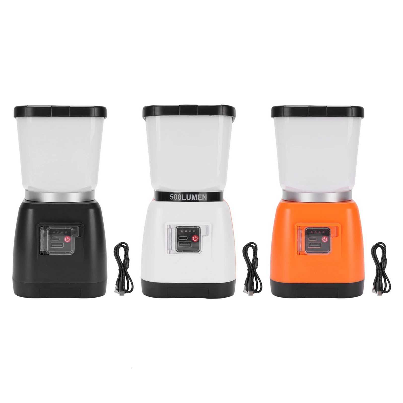 Rechargeable Camping Lantern LED Camping Light Adjustable Brightness Dual Light Source Waterproofing Portable Hook for Outdoor M251115