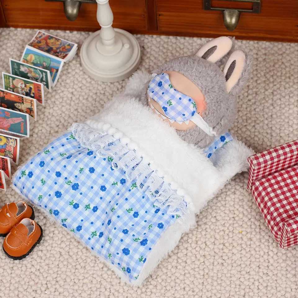 Labubu 17cm clothing monster doll clothing vinyl base clothing accessories DIY childrens gift pajamas and bedding FM04C X250415