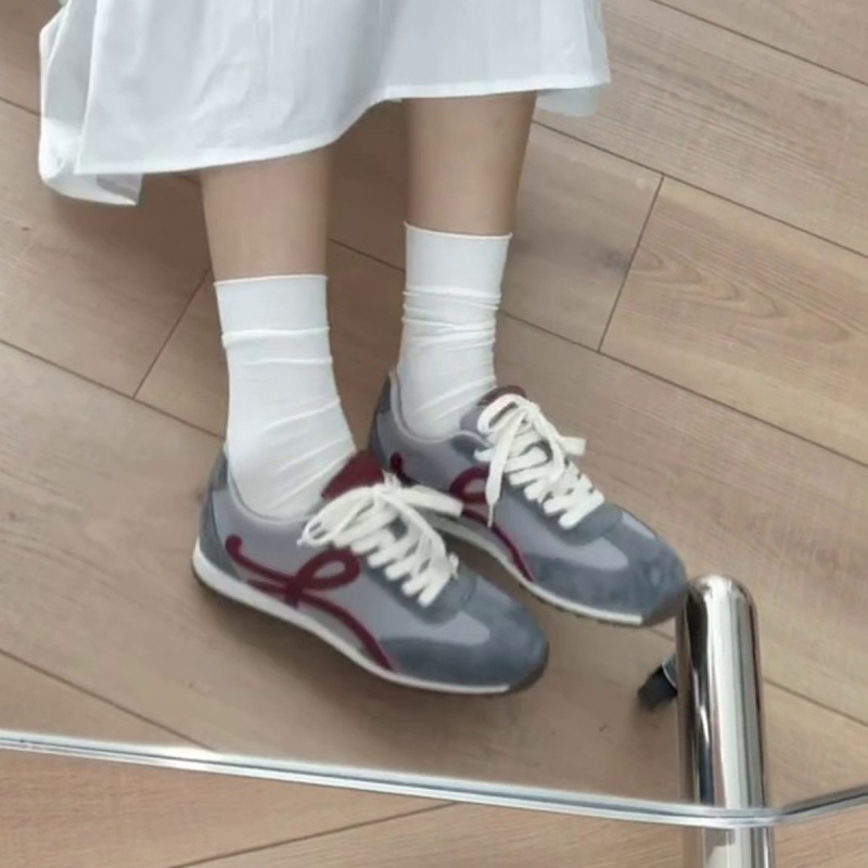 2025 popular new design free shipping women shoes flat casual shoes red blue color outdoor sports shoes sports shoes size 35-40