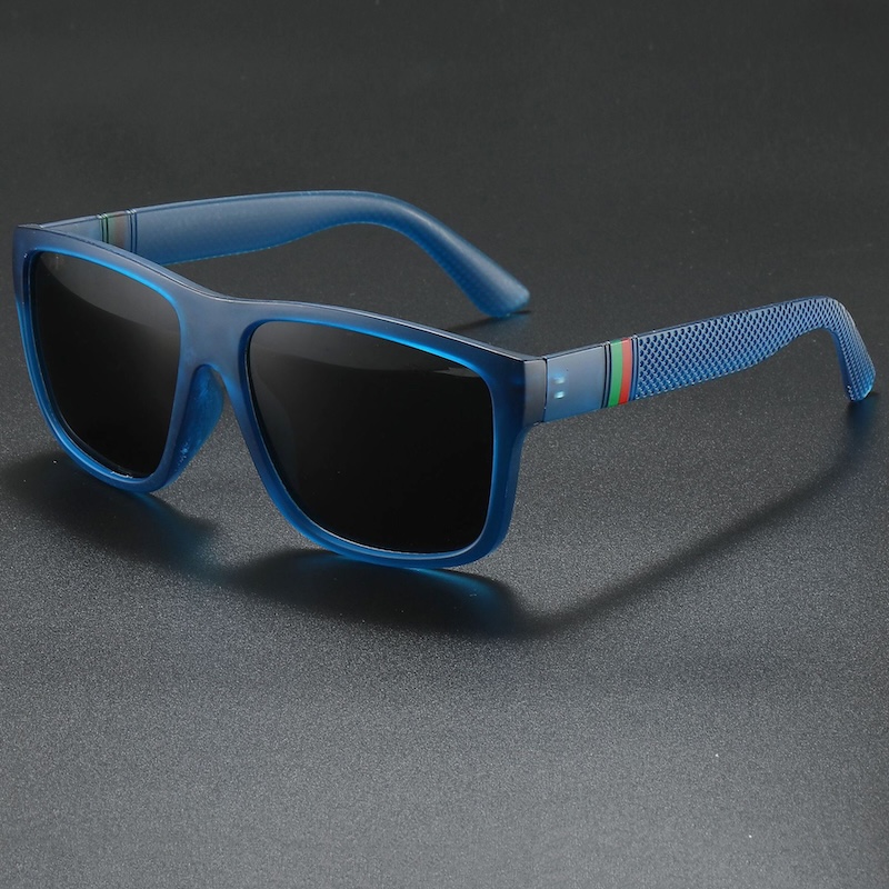 CB Square Polarized Sunglasses Men Women Retro Driving Fishing Sun Glasses UV400 Eyewear Vintage